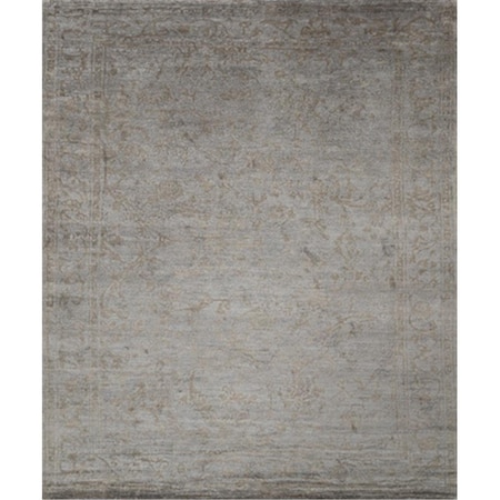 Loloi 5 ft. 6 in. x 8 ft. 6 in. Mirage Rectangular Shape Hand Knotted Area Rug- Limestone MIGEMK-02LK005686